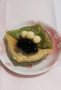 黒豆&黄粉大豆+おたべちゃんニッキ&抹茶
