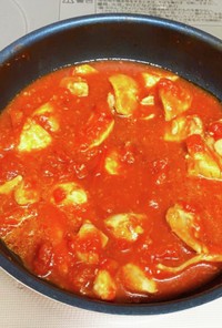 シンプル鶏肉のトマトスープ