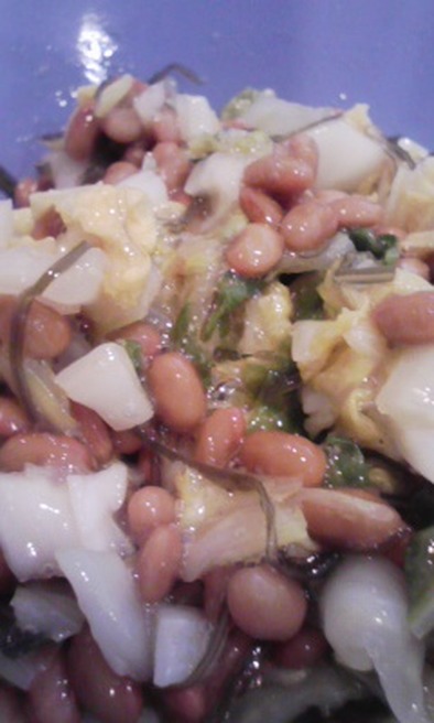 ご飯にも、おつまみにも簡単で美味しい納豆の写真