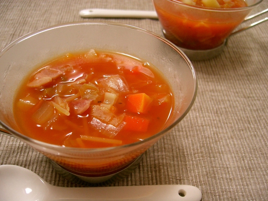 スープ～簡単ミネストローネの画像