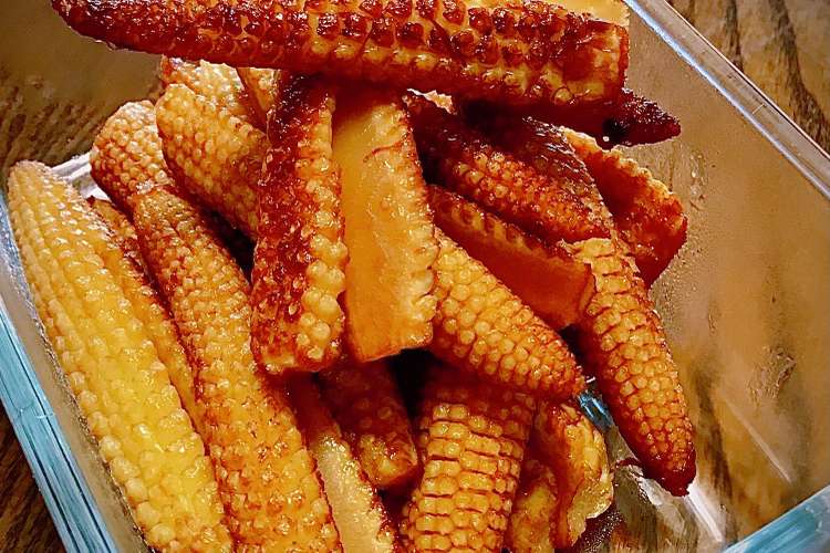 茹で色キレイ 簡単 ヤングコーンの茹で方 レシピ 作り方 By しっぽkitten クックパッド 簡単おいしいみんなのレシピが375万品