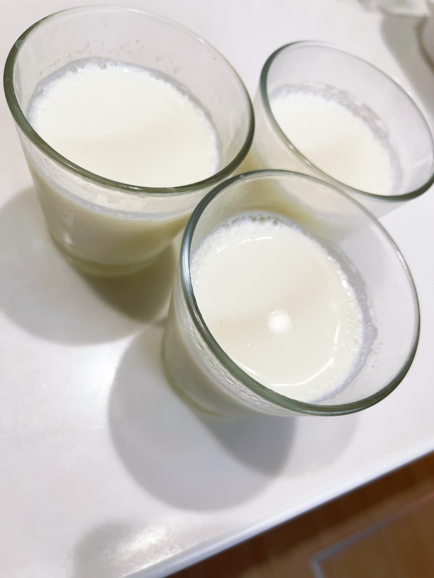 シンプルな牛乳プリン　の画像