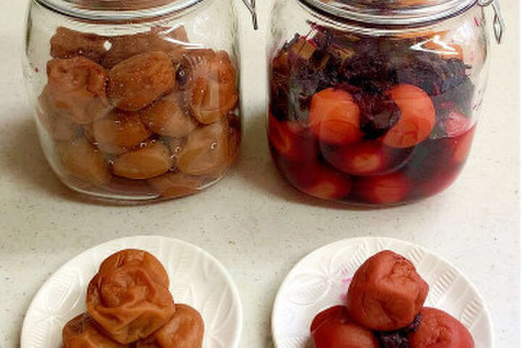 梅干し 白干し梅 赤しそ梅 レシピ 作り方 By ケイヤ5621キエ クックパッド 簡単おいしいみんなのレシピが375万品