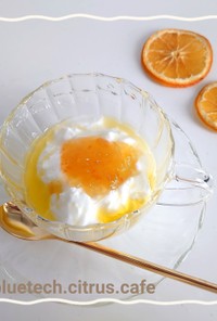 美ヨーグルト♪柑橘ジャム&オリーブオイル