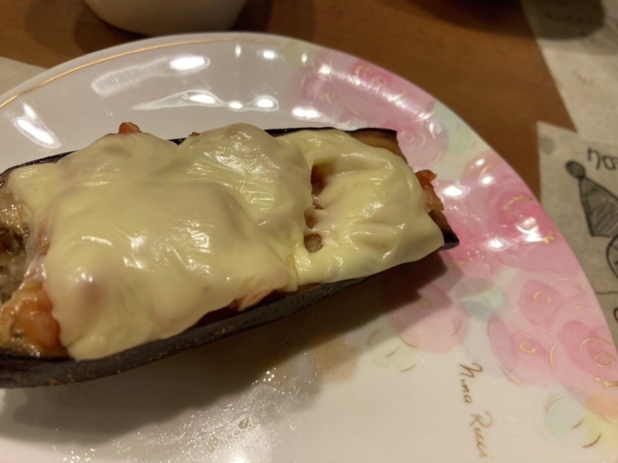 チーズトロ〜ナスの新玉梅ジャムグリルの画像