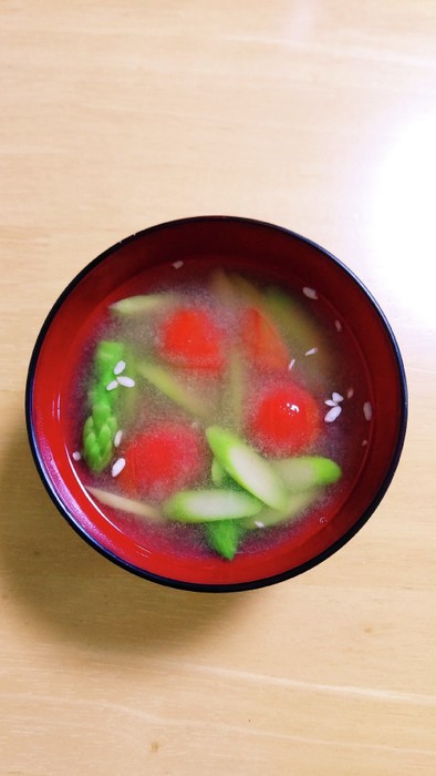 ☆おいしい夏の味噌汁☆の写真
