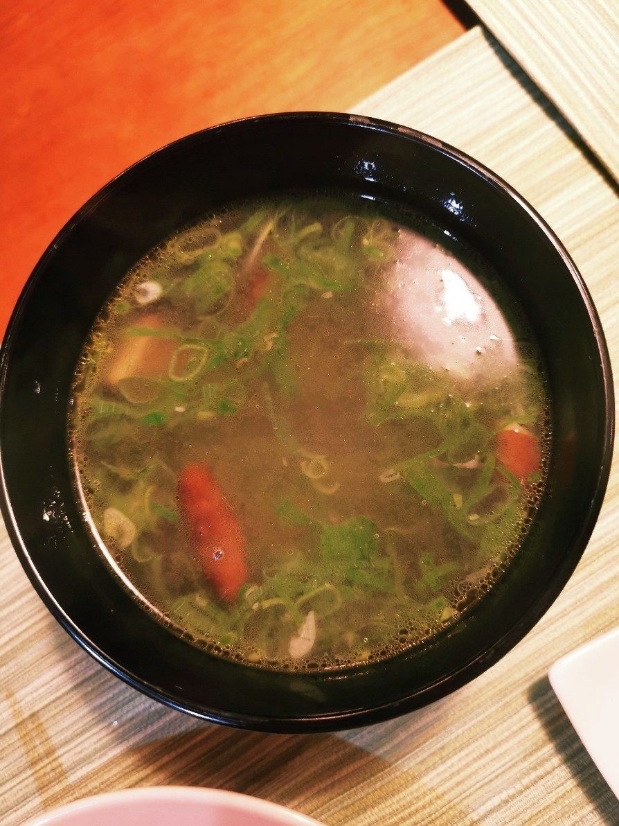 ニンニクネギ塩中華スープの画像