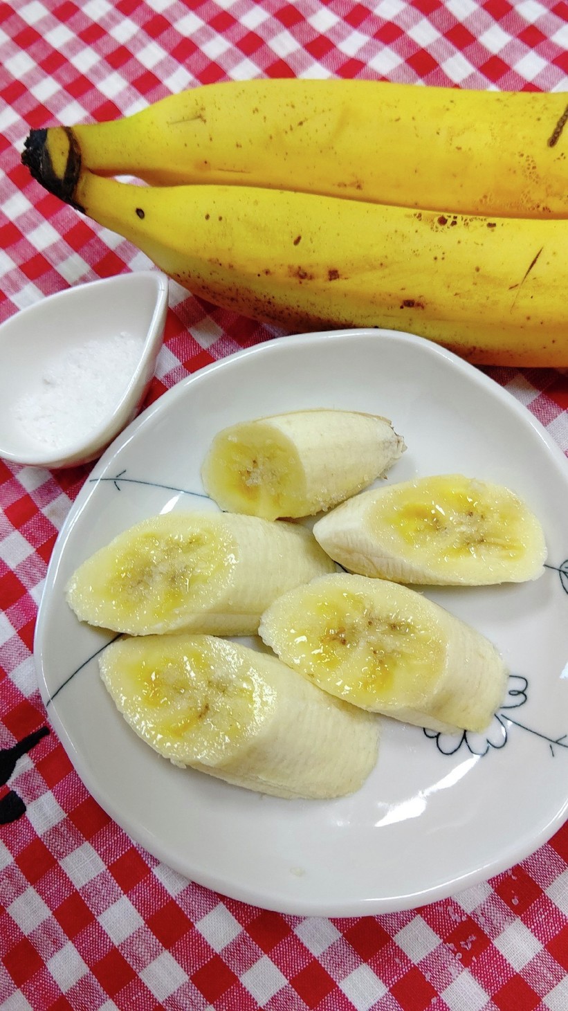 バナナに少しの塩 で熱中症予防*美味の画像