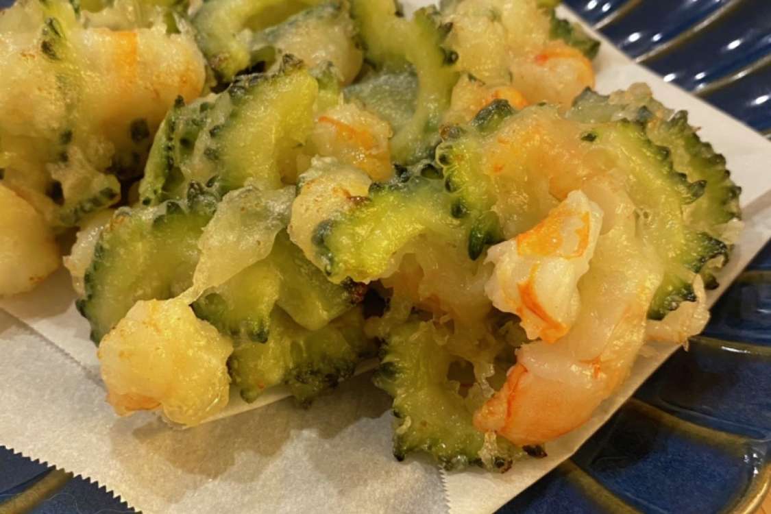 簡単夏おかず ゴーヤと海老のかき揚げ レシピ 作り方 By あいらんど0402 クックパッド 簡単おいしいみんなのレシピが379万品