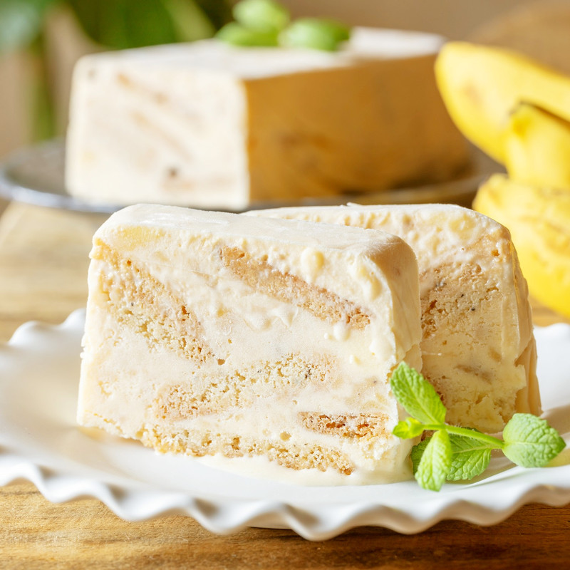 ルートビアフロートアイスクリームケーキのレシピ