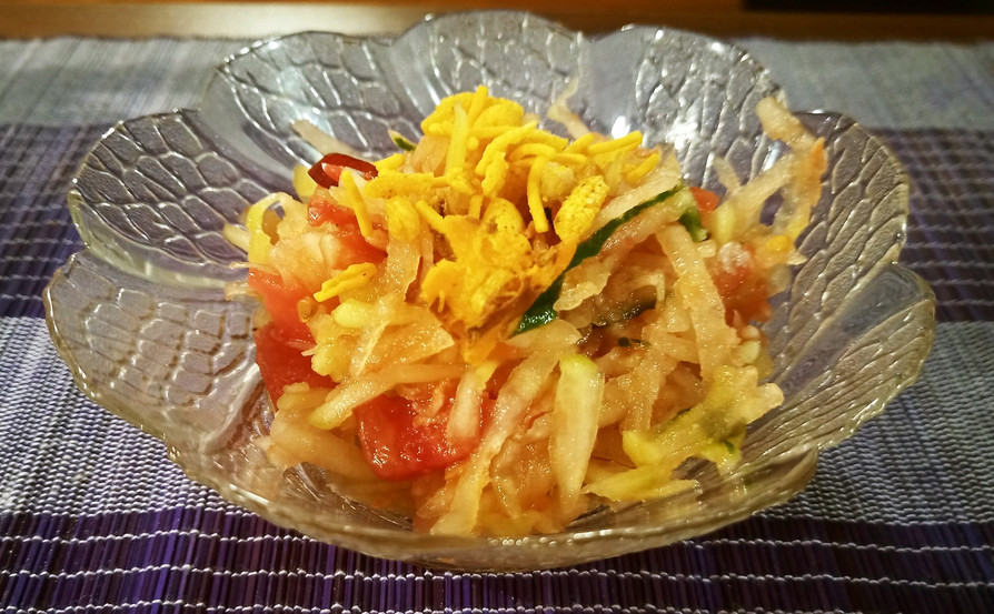沖縄版・青パパイヤサラダ（ソムタム）の画像