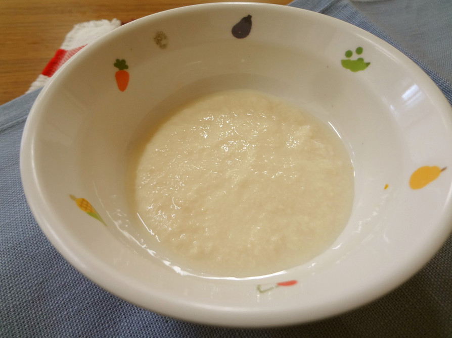 離乳食6か月～豆腐とミルクのとろとろの画像
