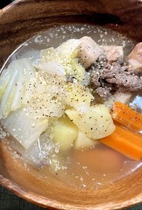 簡単ポトフ風お肉と野菜のスープ