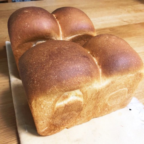 ガスオーブンで焼く山型食パン1.5斤