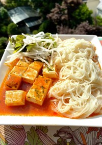 豆腐チリ素麺