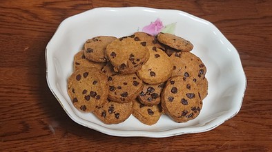 シナモン香るチョコチップクッキーの写真