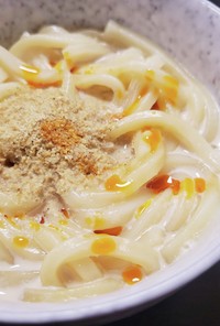 牛乳で作る☆なんちゃって豆乳うどん