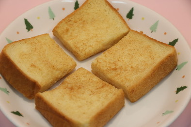 きな粉豆乳トースト【学校給食】の写真