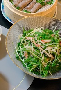 【母のrecipe】水菜のサラダ