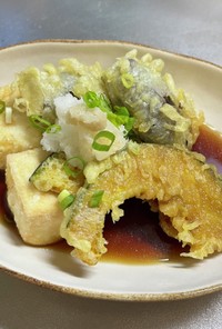 揚げ出し豆腐と天ぷら《簡単》