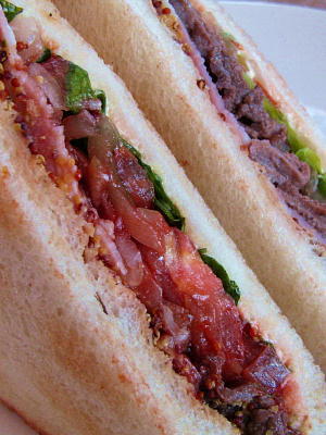 ‘７０アメリカ労働者サンドイッチの画像