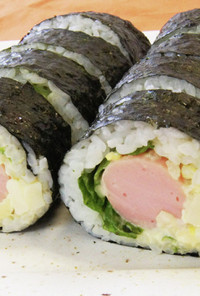 魚肉ソーセージの太巻き寿司