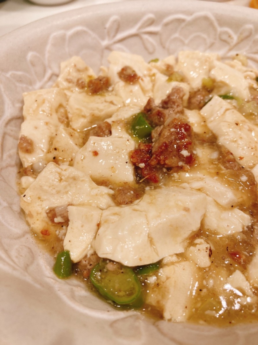 青唐辛子の塩麻婆豆腐の画像