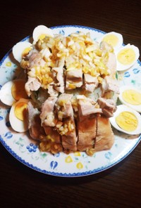鶏とセロリのカオマンガイ風炊き込みご飯