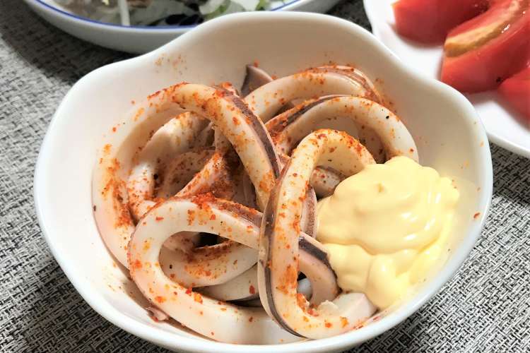 おつまみに 柔らかイカの辛味マヨ レシピ 作り方 By Cmama クックパッド 簡単おいしいみんなのレシピが378万品