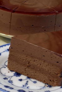 濃厚＆ふんわり☆二層式チョコムースケーキ