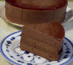 濃厚&ふんわり☆二層式チョコムースケーキ