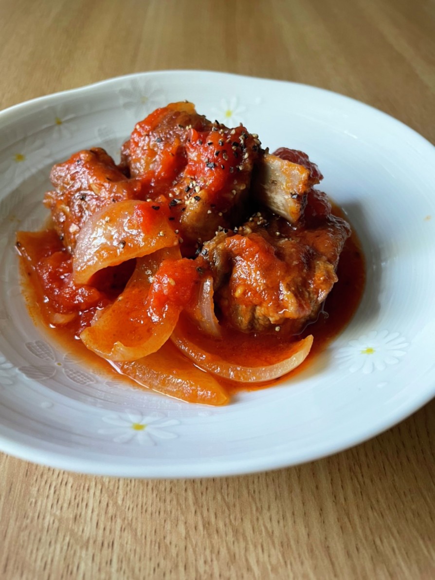 豚スペアリブのトマト煮の画像