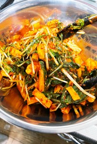 長芋と水菜のキムチ