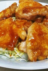 鶏モモ肉のパリパリ照り焼き(簡単)