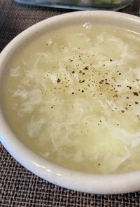 【卵白消費に】卵白とコーンのスープ