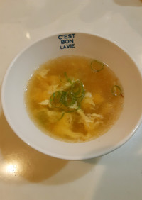 超簡単！卵の中華スープ