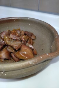 鶏砂肝の生姜煮