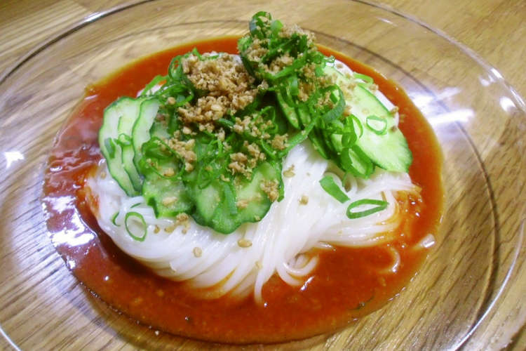 万能コチュジャンたれの冷たいお素麺 レシピ 作り方 By ローリングストッカー クックパッド 簡単おいしいみんなのレシピが372万品