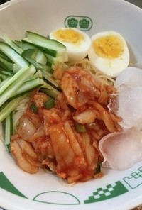 つめたい麺☆キムチ素麺