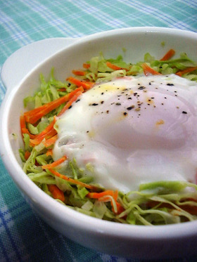 懐かしい給食の味④キャベツで★目玉蒸し★
