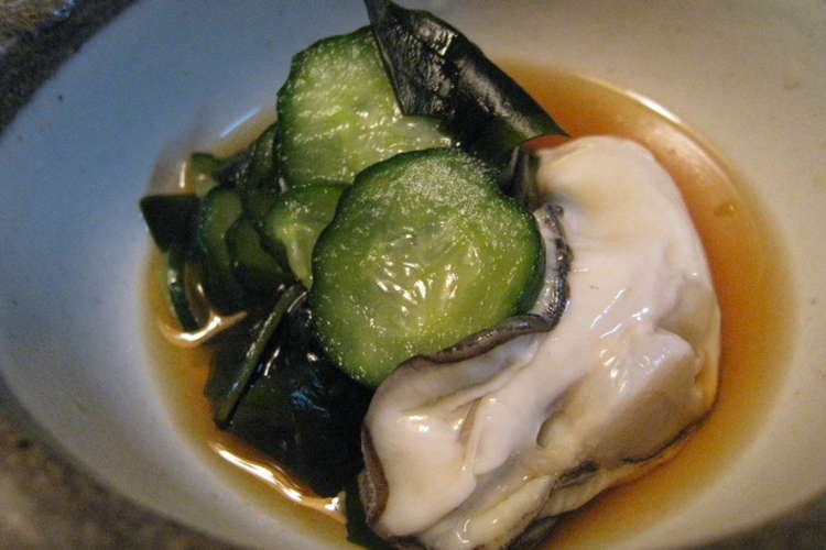 旬の牡蠣で酢の物 レシピ 作り方 By Chi3to クックパッド
