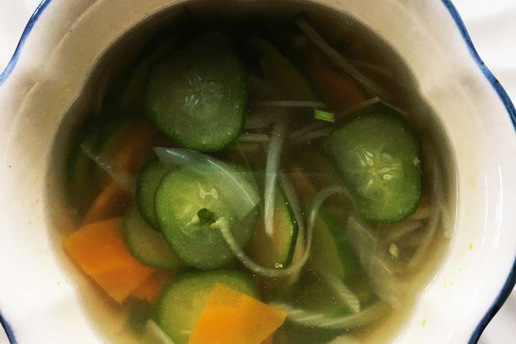 きゅうりスープ レシピ 作り方 By さんどらもん クックパッド 簡単おいしいみんなのレシピが371万品