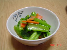 かほく菜の朝漬け