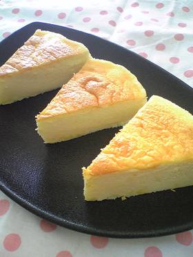 気軽にスフレチーズケーキ