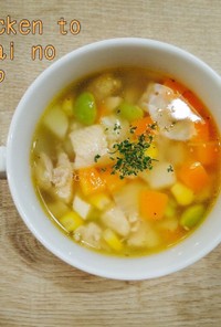 食べるスープ『野菜とチキンのスープ』