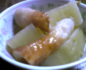 大根とちくわだけのミニおでん