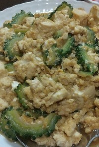 豆腐チャンプルー(肉なし)