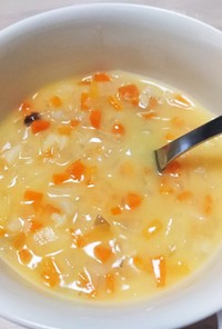 コーンスープの素で☆簡単野菜スープ