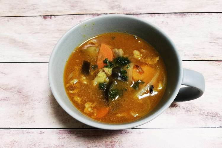 夏野菜カレースープ レシピ 作り方 By Rococo106 クックパッド 簡単おいしいみんなのレシピが372万品
