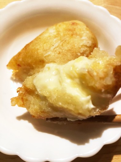 【QBBベビーチーズ】チーズ入り芋もちの写真